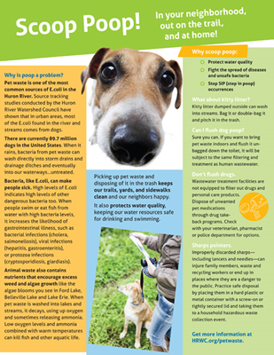 HRWC Pet Waste Flyer