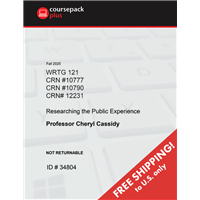 WRTG 121 Printed Version