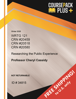 WRTG 121 Printed Version