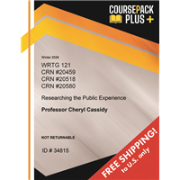 WRTG 121 Printed Version