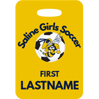 Saline Girls Soccer Luggage Tag